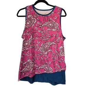 Court Haley Paisley Print Tank Top